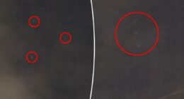 Queens man spots mystery orbs flying over NYC.