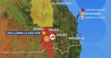 The Taroom Trough is just 300km north of Brisbane.