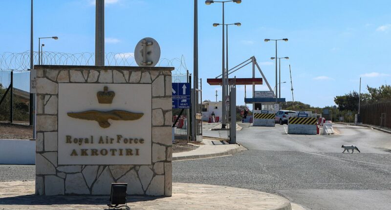 RAF base in Cyprus 'is hit by Iranian drone': MoD confirms blast