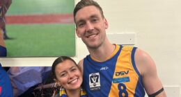 Radio star accuses her AFL player ex-boyfriend of bullying her after his savage online swipe