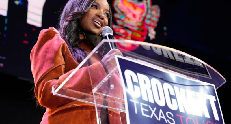 Rep. Jasmine Crockett leaves Texas Senate primary party, accuses GOP of election meddling