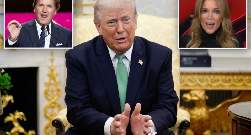 Republicans overwhelmingly back Trump over Tucker Carlson, Megyn Kelly on Iran war, poll finds