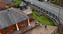 Retired couple forced to tear down £4,500 seven-foot tall fence