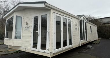 Revealed: Andrew's moss-ridden second-hand caravan at Sandringham