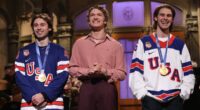 Revealed: Shock reaction SNL crowd gave Team USA men's hockey stars after THAT Trump phone call... but it never made it to air