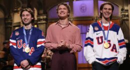 Revealed: Shock reaction SNL crowd gave Team USA men's hockey stars after THAT Trump phone call... but it never made it to air