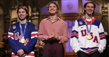 Revealed: Shock reaction SNL crowd gave Team USA men's hockey stars after THAT Trump phone call... but it never made it to air