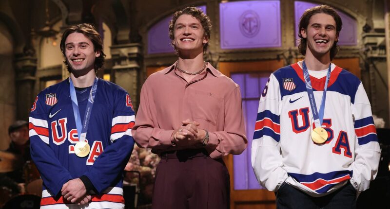 Revealed: Shock reaction SNL crowd gave Team USA men's hockey stars after THAT Trump phone call... but it never made it to air