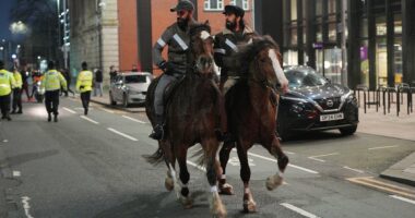 Revealed: The 'horsemen of the Ayatollah' who rode across Manchester