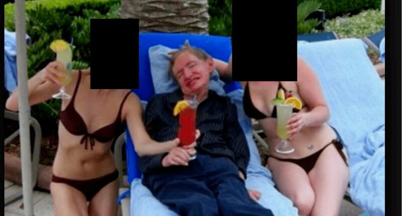 Revealed: The women pictured with Stephen Hawking in the Epstein files