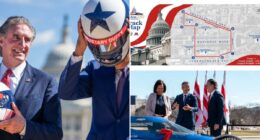 Route for Freedom 250 Grand Prix in DC debuted at the National Mall