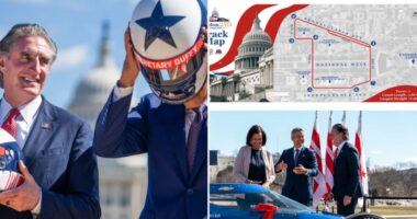 Route for Freedom 250 Grand Prix in DC debuted at the National Mall