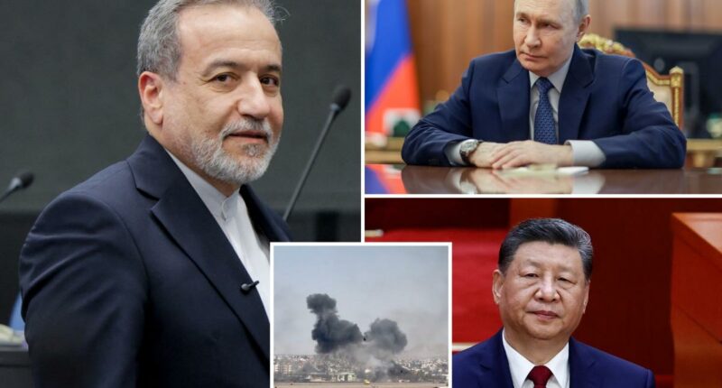 Russia and China providing 'military cooperation' to Iran, foreign minister claims