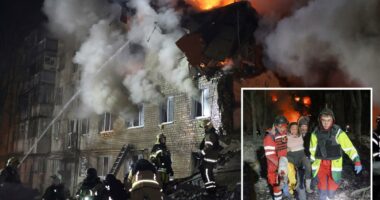 Russian missile attack on apartment building kills 11, including children -- as Moscow's staggering losses continue to mount