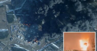 Russia's largest oil port crippled in huge Ukrainian drone attack
