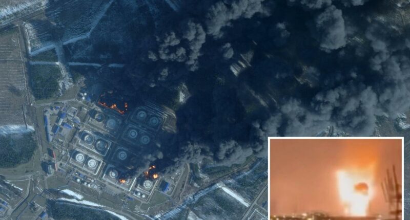 Russia's largest oil port crippled in huge Ukrainian drone attack