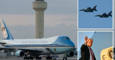 Security scare near Trump's Air Force One at Palm Beach airport