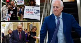 Sen. John Cornyn calls on Republicans to change filibuster rules to pass SAVE America Act, reopen DHS