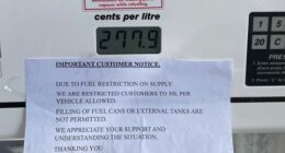 Service stations introduce 50L caps as supply shock continues