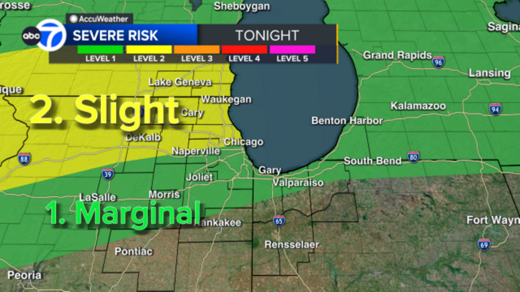 Chicago Braces for Intense Weather: Strong Storms, Large Hail, and High ...