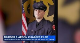 Sheaves Slate, charged in death of Michael Altman, Chicago firefighter killed in Rogers Park fire, is due in court Saturday