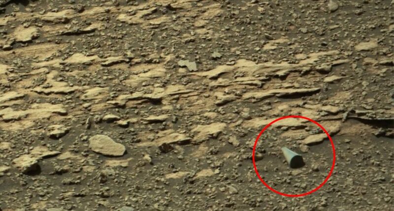 'Shiny' geometric object spotted on Mars sparks call for NASA probe