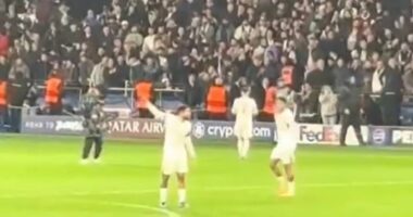 Shocking moment Filip Jorgensen ignores Chelsea captain Reece James and REFUSES to clap travelling fans after 5-2 defeat vs PSG - as Jamie Carragher explains the major problem Liam Rosenior must fix if Blues want to win trophies