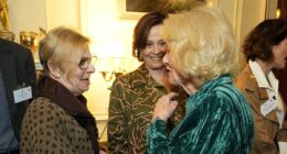 Sigourney Weaver and Stanley Tucci join Queen for literary reception