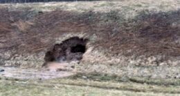 Sinkhole shuts down busy upstate NY highway in both directions