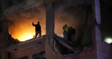 Skies Above Beirut Fill With Smoke As Israel Rains Missiles on Hezbollah Strongholds