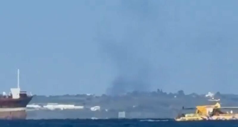 Smoke rising near British base on Cyprus: RAF downs two Iranian drones