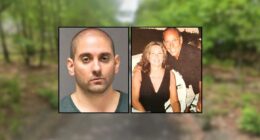 Son stabbed his 'childhood sweethearts' parents to death after argument about household chores, then dragged their bodies around the house