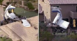 Startling video shows small plane nosedive into Phoenix backyard