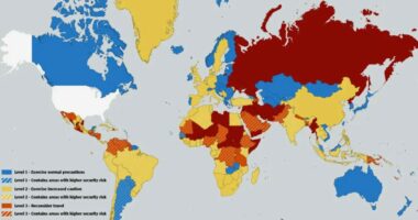 State Department reveals world's most dangerous countries for Americans
