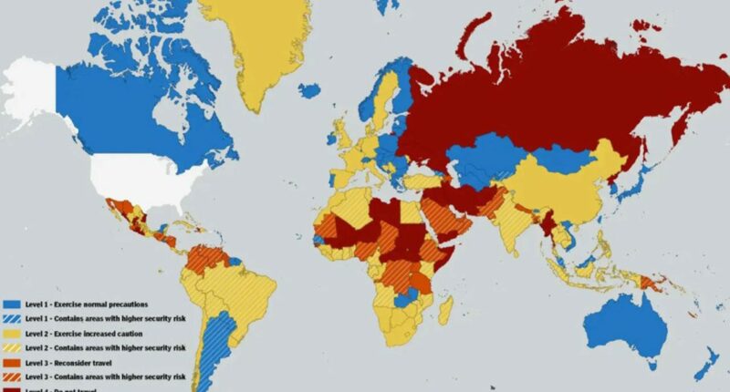 State Department reveals world's most dangerous countries for Americans