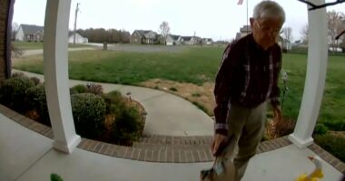 Strangers help 78-year-old DoorDash driver after viral doorbell video