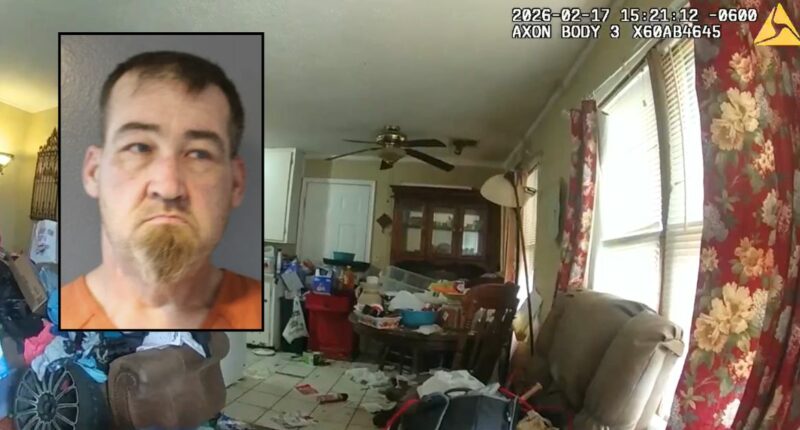 'Sunk into the bed': Son let mother rot to death in filthy home and blamed her for being 'stubborn,' police say