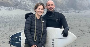 Surfer tells of horror shark attack after he's bitten on both legs