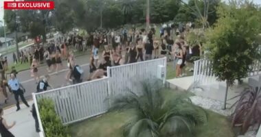 A 16-year-old girl's birthday party in Sydney's south has gone horribly wrong after 500 teenagers turned up uninvited.The sweet 16 on Bounty Avenue in Kirrawee quickly spiralled out of control last night.