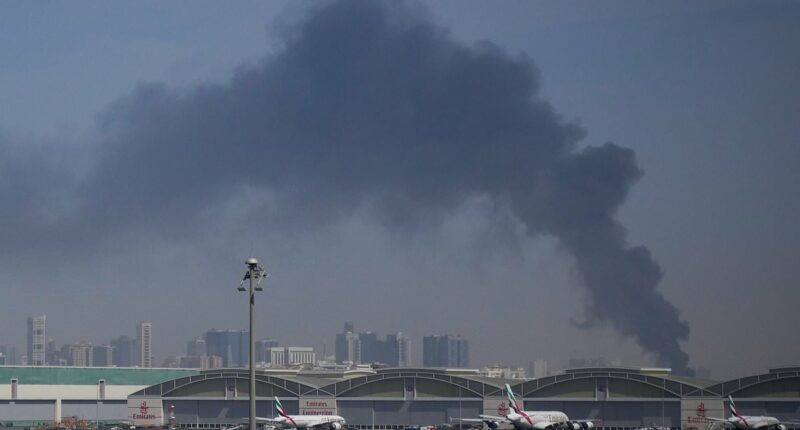 THIRD wave of Iran suicide drones batter Dubai and destroy a hotel