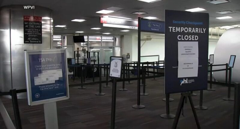TSA workers face reality of working without pay as passengers unaware of the shutdown see long lines