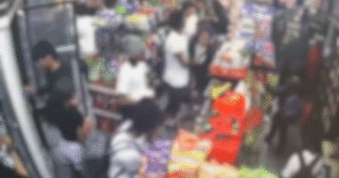Teen mob storms gas station, lone clerk shelled with snacks in caught-on-cam chaos