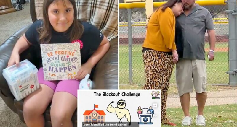 Texas girl dies from blackout challenge she saw on social media, as heartbroken parents rip addictive algorithms