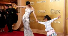Teyana Taylor's daughter Rue, five, steals spotlight at Actor Awards