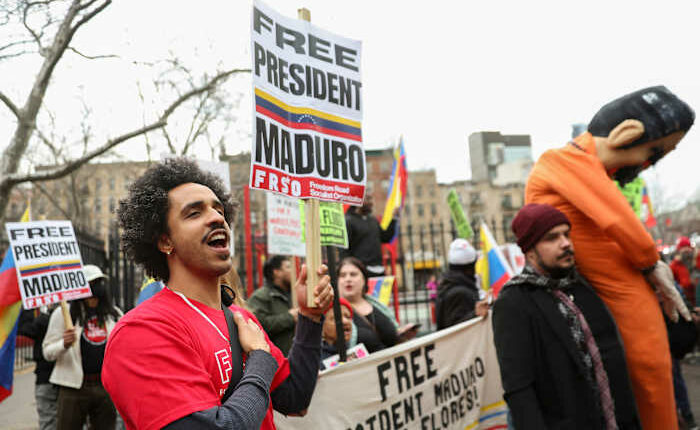 The Latest: Former Venezuelan President Nicolás Maduro appears in New York City court
