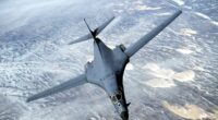 The US bombers heading to the UK for 'the big one': RAF Fairford awaits arrival of fleet of B1 aircraft from Texas base that can carry 34 tonnes of ordnance on every mission