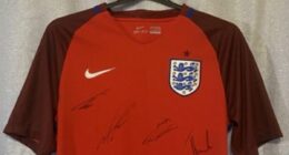 The most expensive England shirts: Three Lions priced their new World Cup top at a staggering £134.99... but one kit online costs more than a HOUSE DEPOSIT