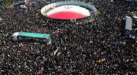 Thousands attend funeral of Iran's 'stand-in' leader Ali Larijani