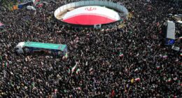 Thousands attend funeral of Iran's 'stand-in' leader Ali Larijani