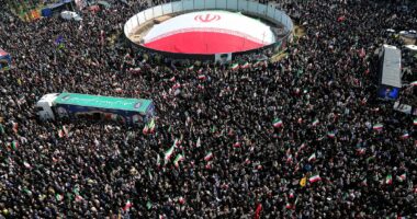 Thousands attend funeral of Iran's 'stand-in' leader Ali Larijani